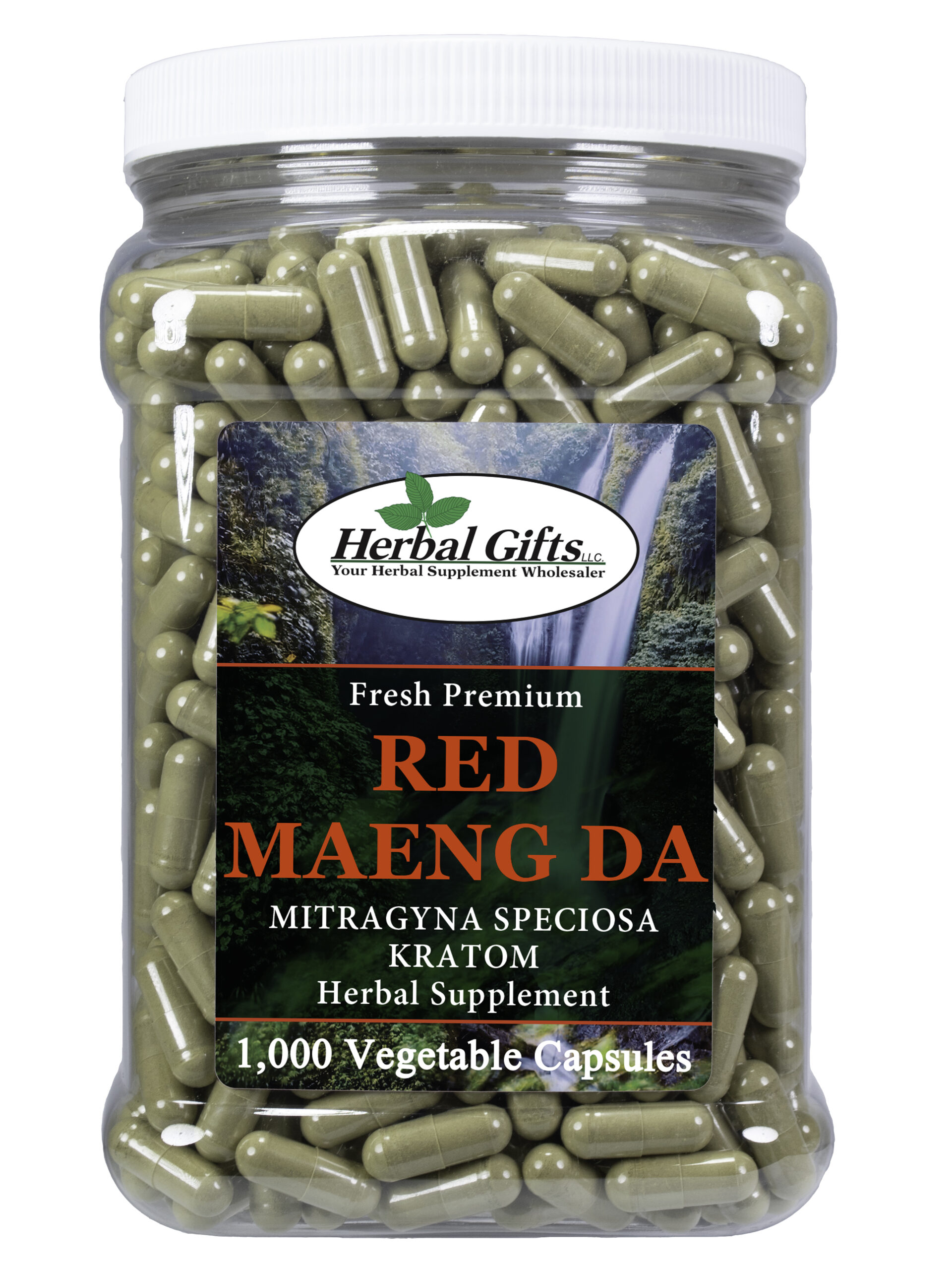 Red Maeng Da Vegetable Capsules - The Kratom Store