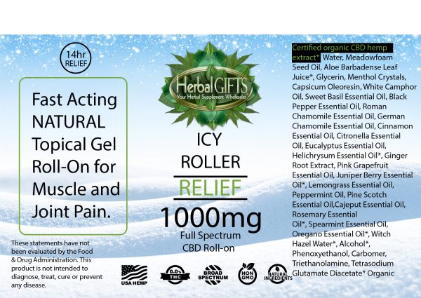 Full Spectrum CBD Roll-On 1000mg