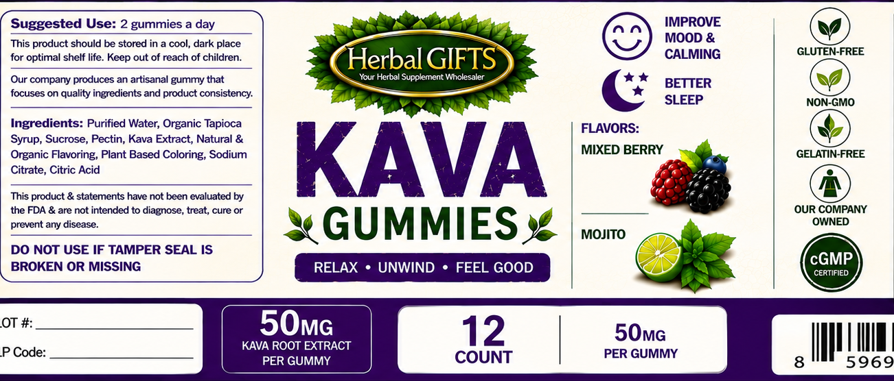 50mg Kava Gummies
